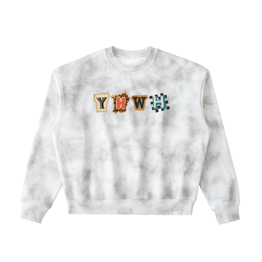 Dirty Washed Boxy Fleeced Sweatshirt