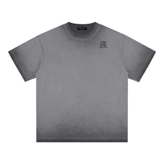JESUS SAVES-Reverse Dyed Loose Cotton T-Shirt