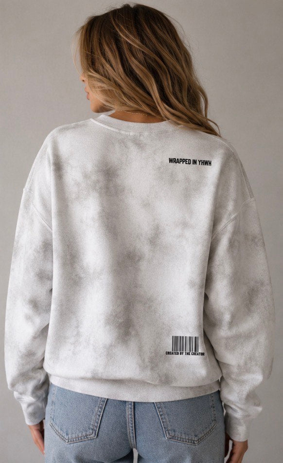 Dirty Washed Boxy Fleeced Sweatshirt
