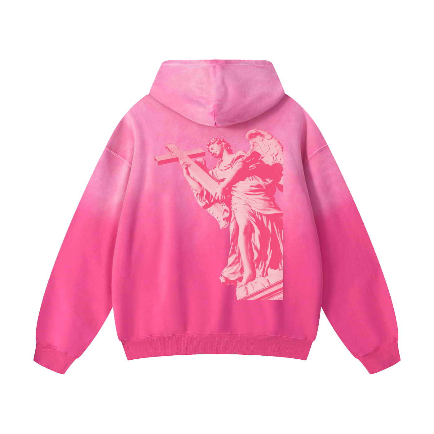 THE ANGEL-Heavyweight Sunfade Oversized Hoodie
