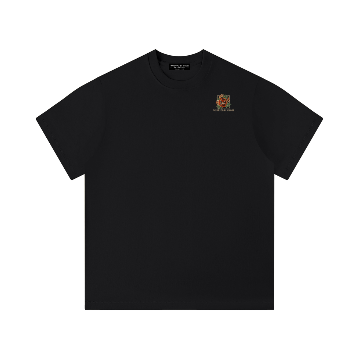 ROB HELL-Unisex Solid Color Regular Fit T-Shirt