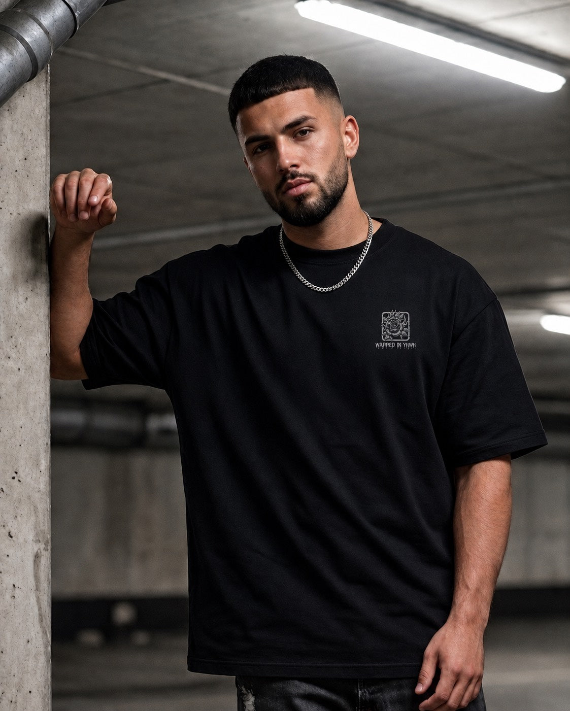 REVELATION 1:8-Streetwear Loose Drop Shoulder T-Shirt