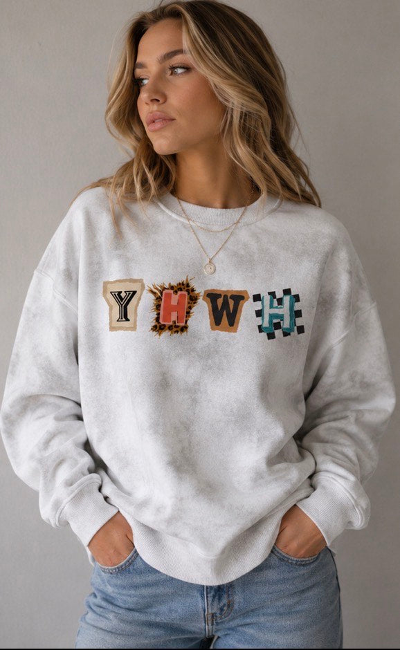 Dirty Washed Boxy Fleeced Sweatshirt