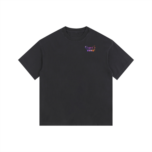 SEEK FIRST-Vintage Washed Oversized Cotton T-Shirt