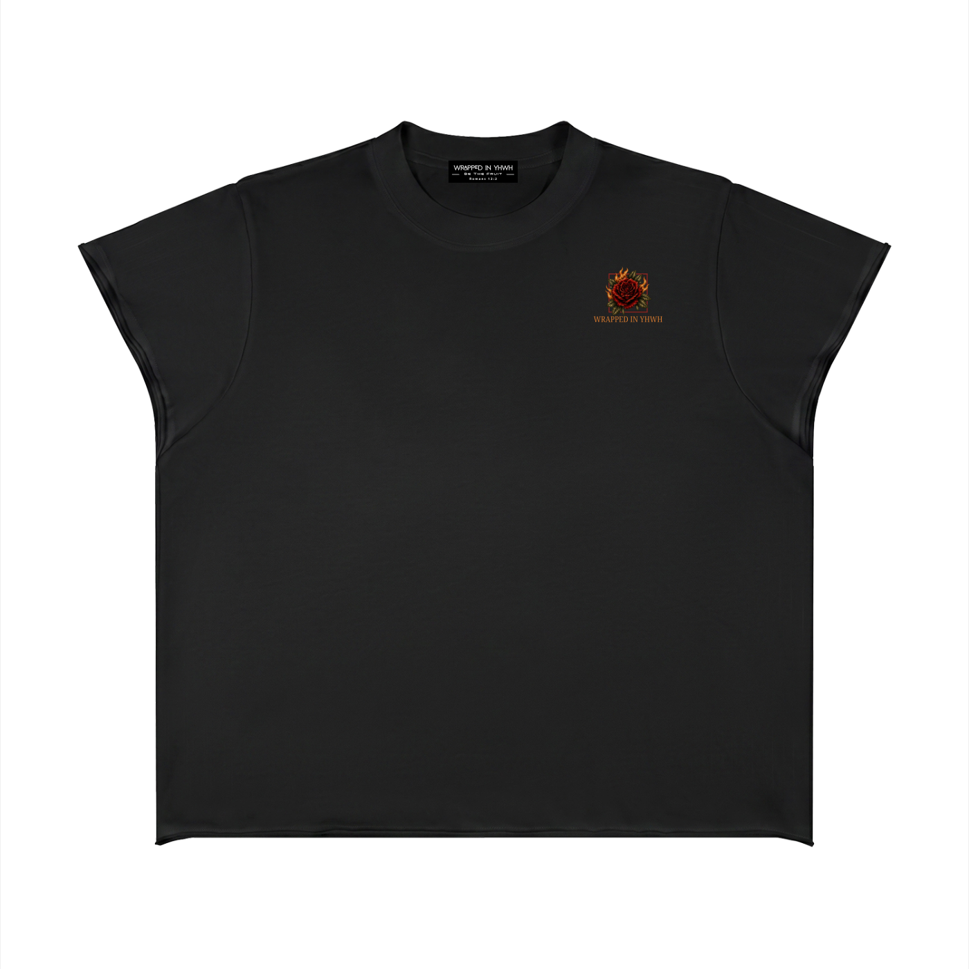 SWORD OF GOD-Unisex Boxy Raw Edge T-Shirt