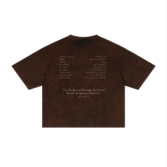 REV 22:13-Unisex Mineral Wash Boxy T-Shirt