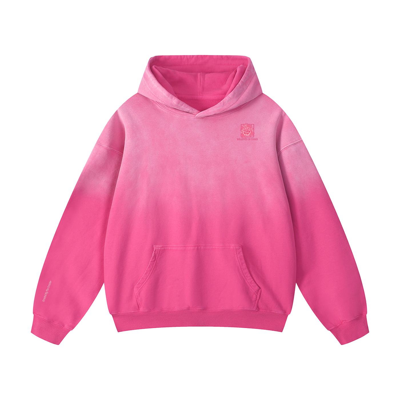 THE ANGEL-Heavyweight Sunfade Oversized Hoodie