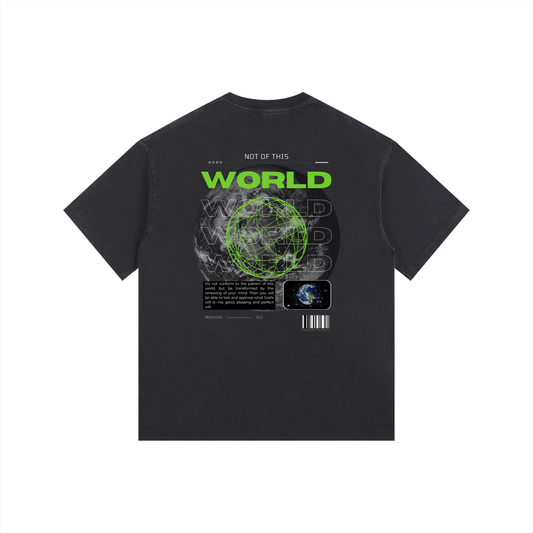 RENEW YOUR MIND-Vintage Washed Oversized Cotton T-Shirt